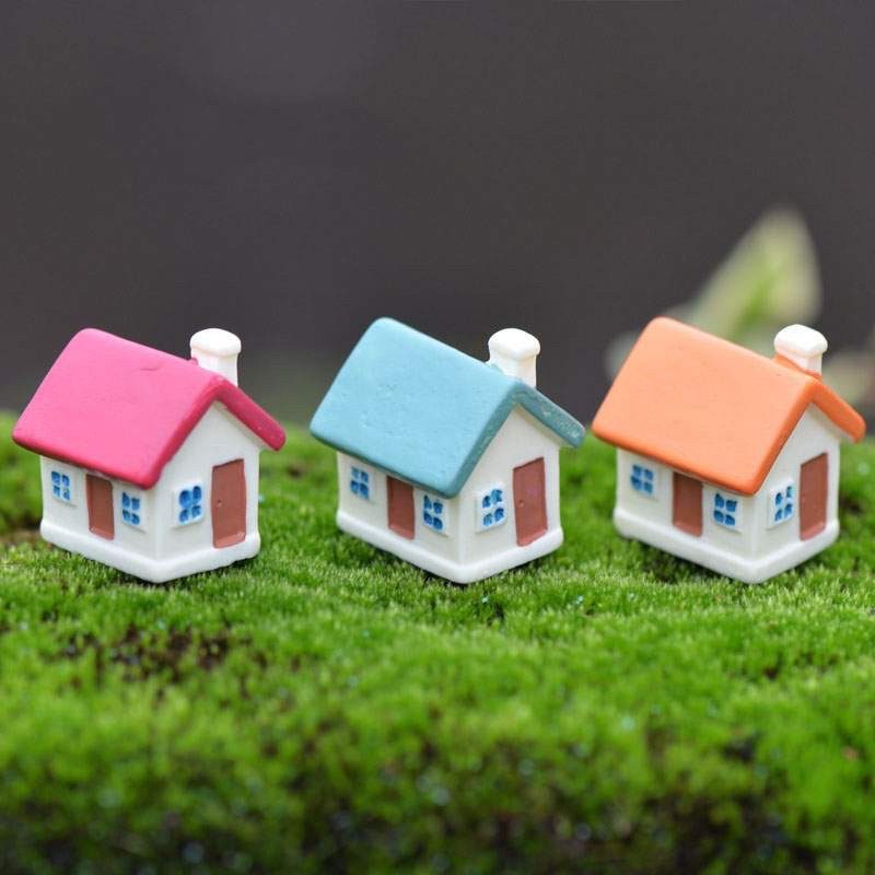 (Phụ kiện) Tiểu cảnh Ngôi Nhà phong cách hiện đại